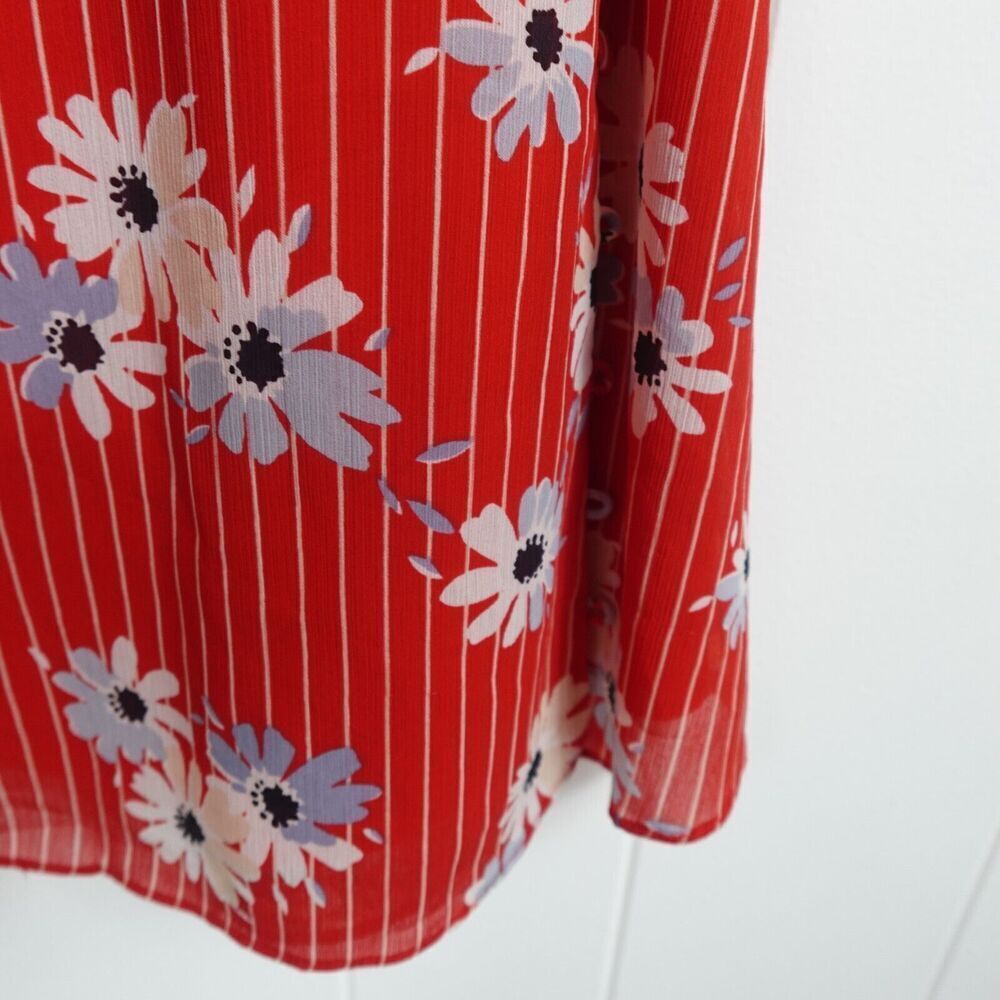 Madewell Womens Dress Button-Wrap in Daisy Society Small - Picture 9 of 15